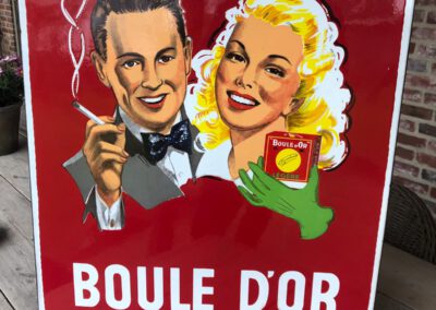 Boule D’or Emaille Reclame Bord