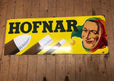 Hofnar Emaille Reclame Bord