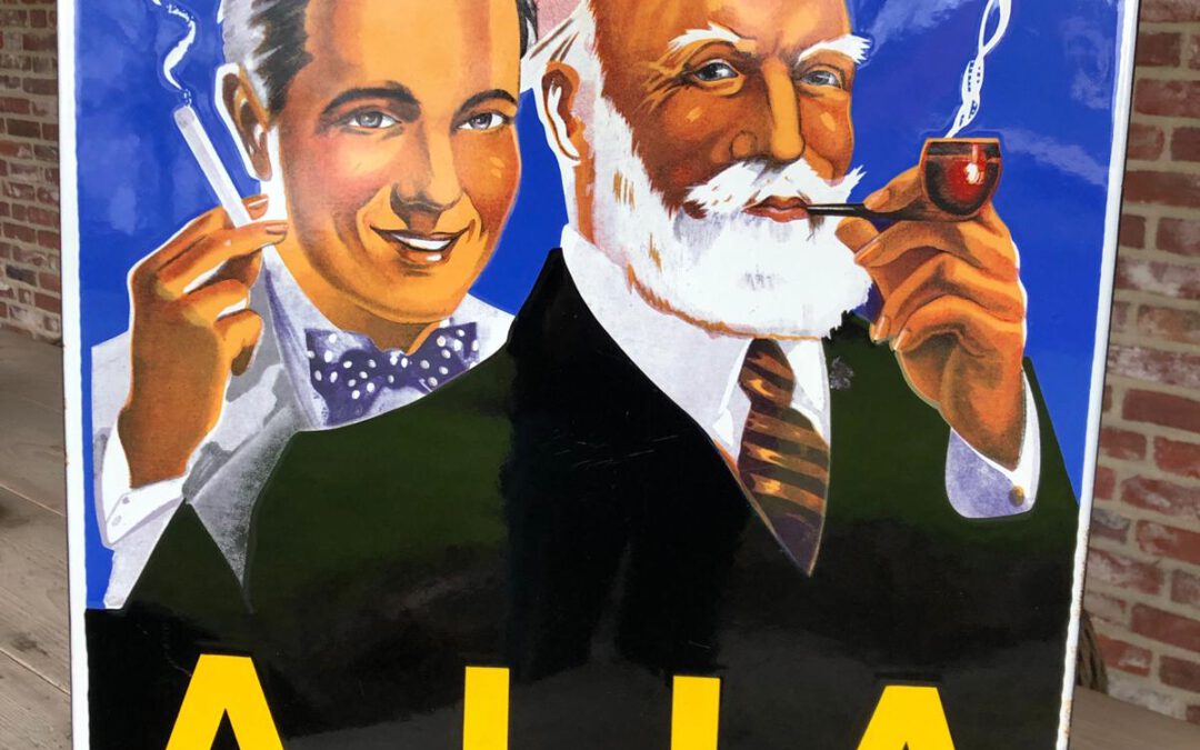 Ajja Emaille Reclame Bord